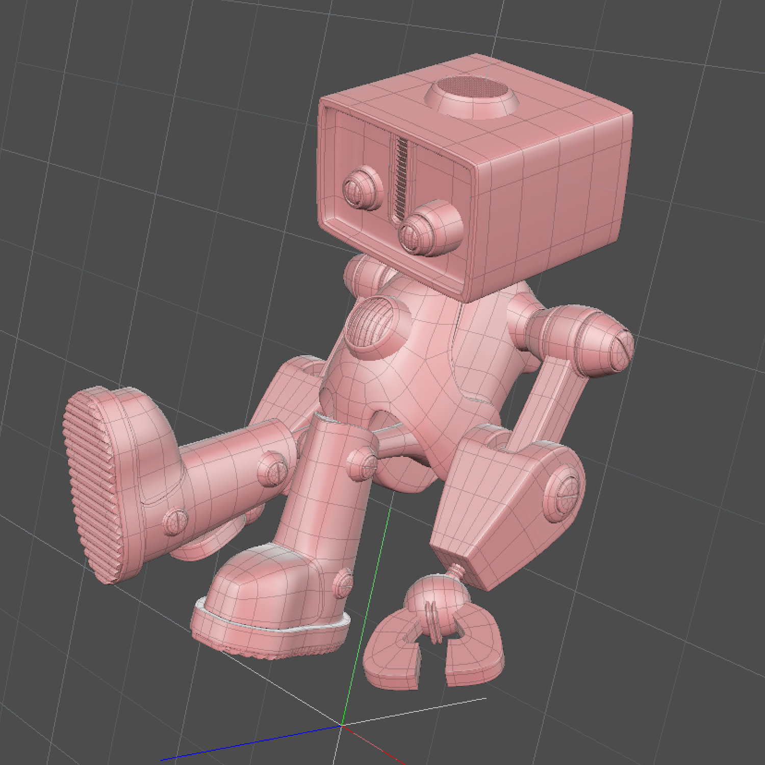 robot 3d détail